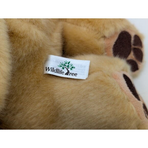 Wildlife Tree Lion Plush Brown Lot of 2 Stuffed Animal Toy - Picture 16 of 16